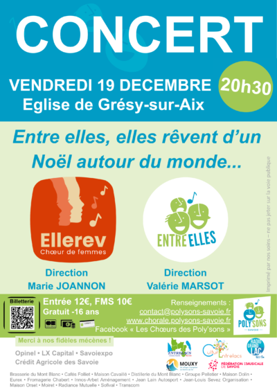 CONCERT DE NOEL à Grésy-sur-Aix