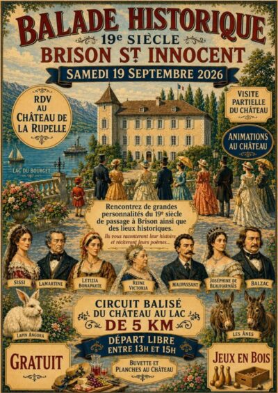 Concert BOGA le 19 septembre 2026 au château de la Rupelle à St Innocent